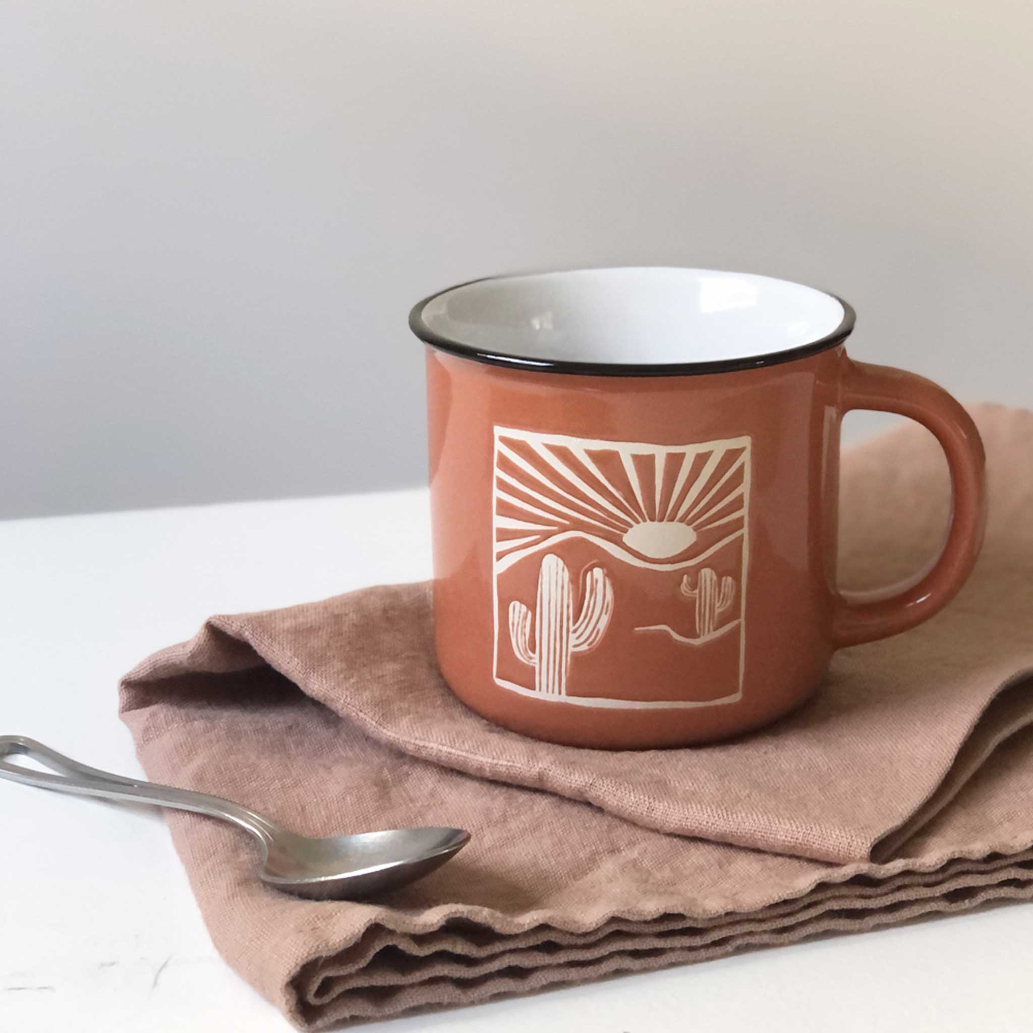 Ceramic Camp Mug | Desert Red