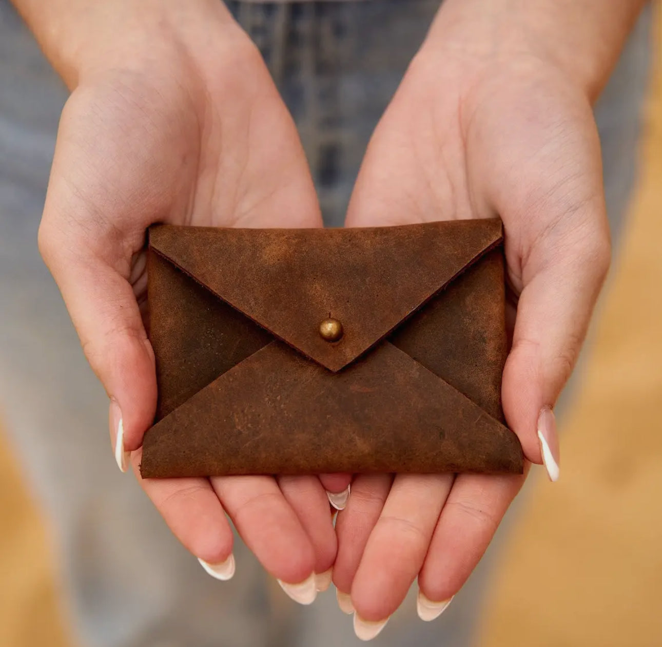 Genuine Vintage Leather Pouch