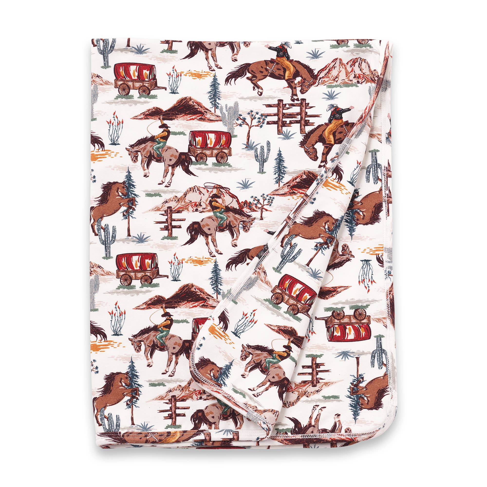 Wild West Collection - 'Cowboy' Bamboo Baby Blanket