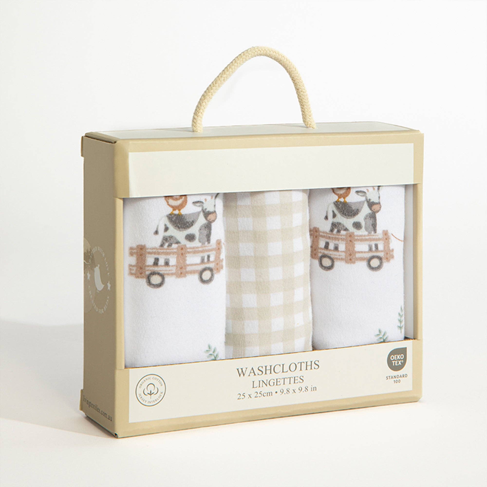 Farm Collection - 3 Pack Wash Cloths