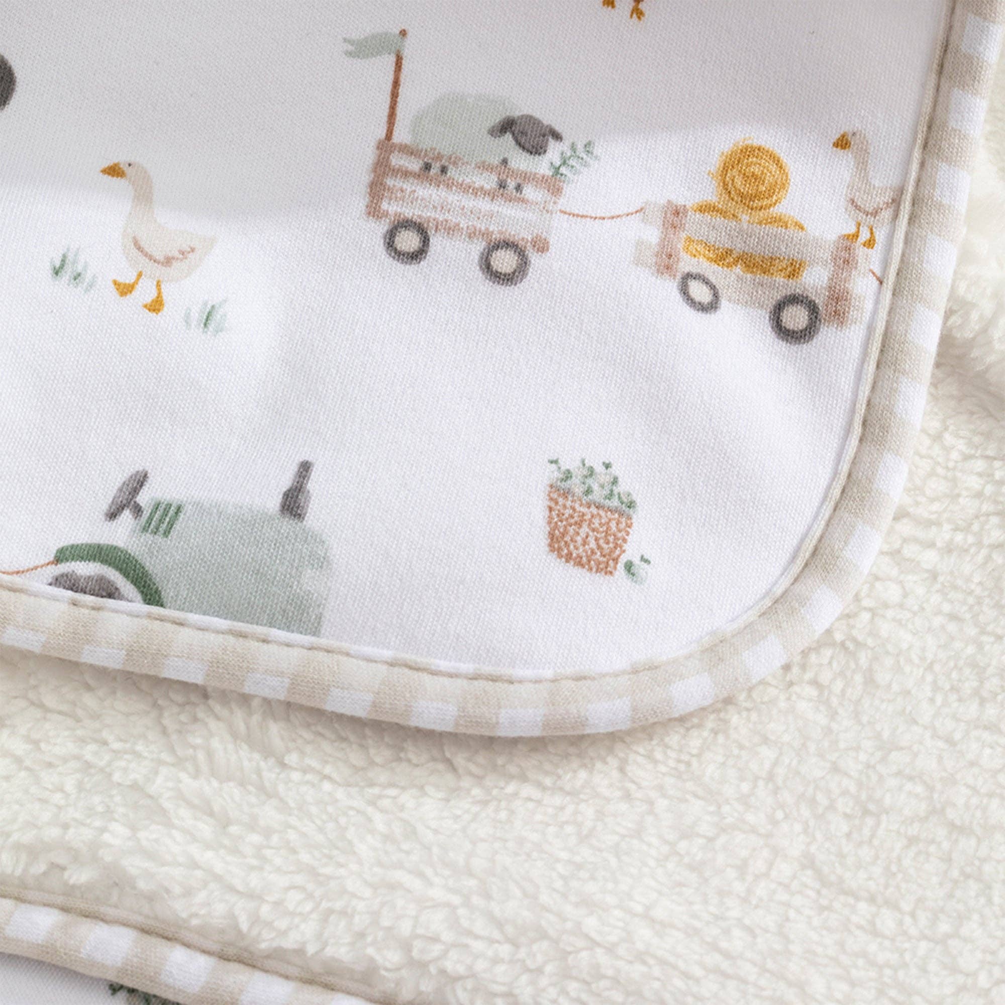Farm Collection - Jersey Sherpa Blanket