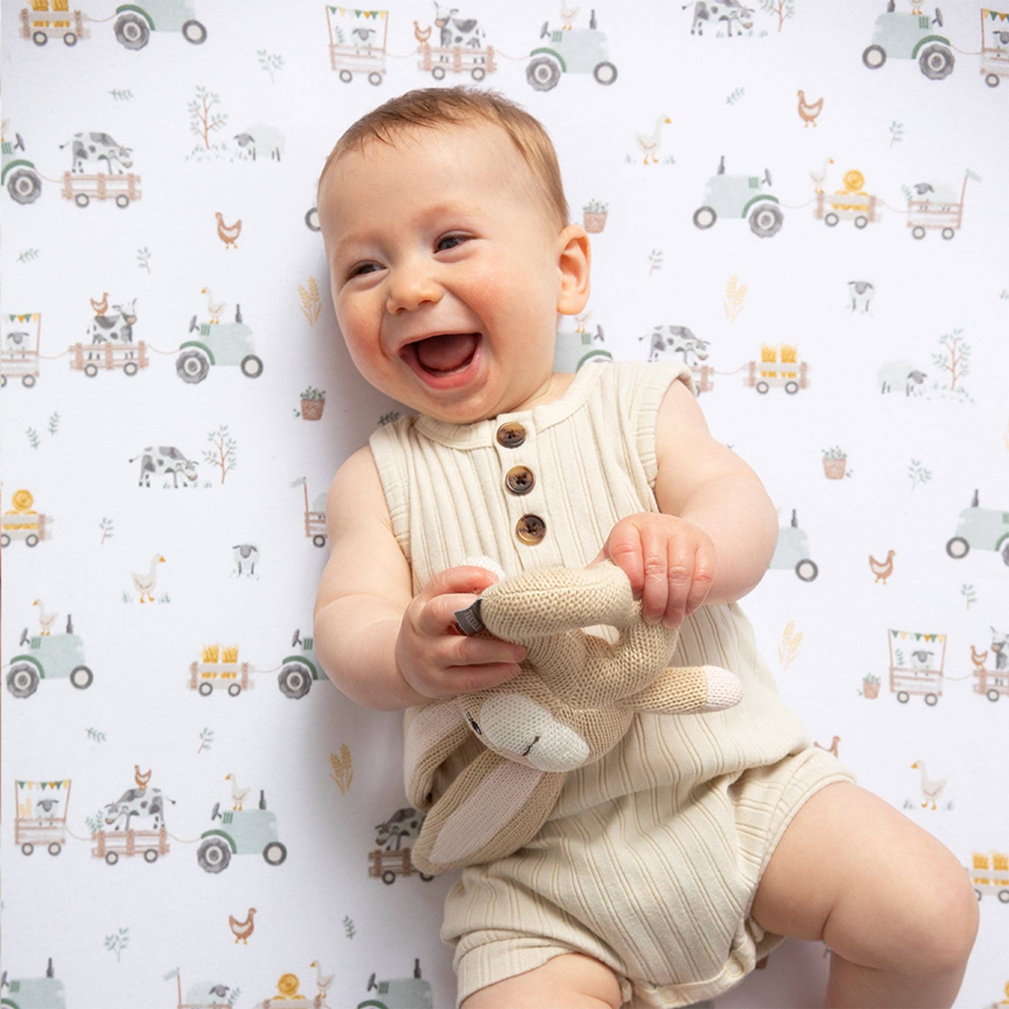 Farm Collection - 2 Pack Cot Fitted Sheets
