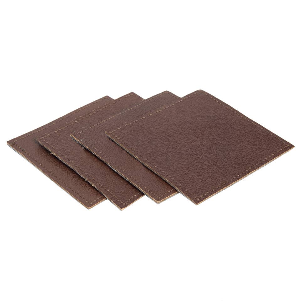 Cowhide Coaster Set of 4