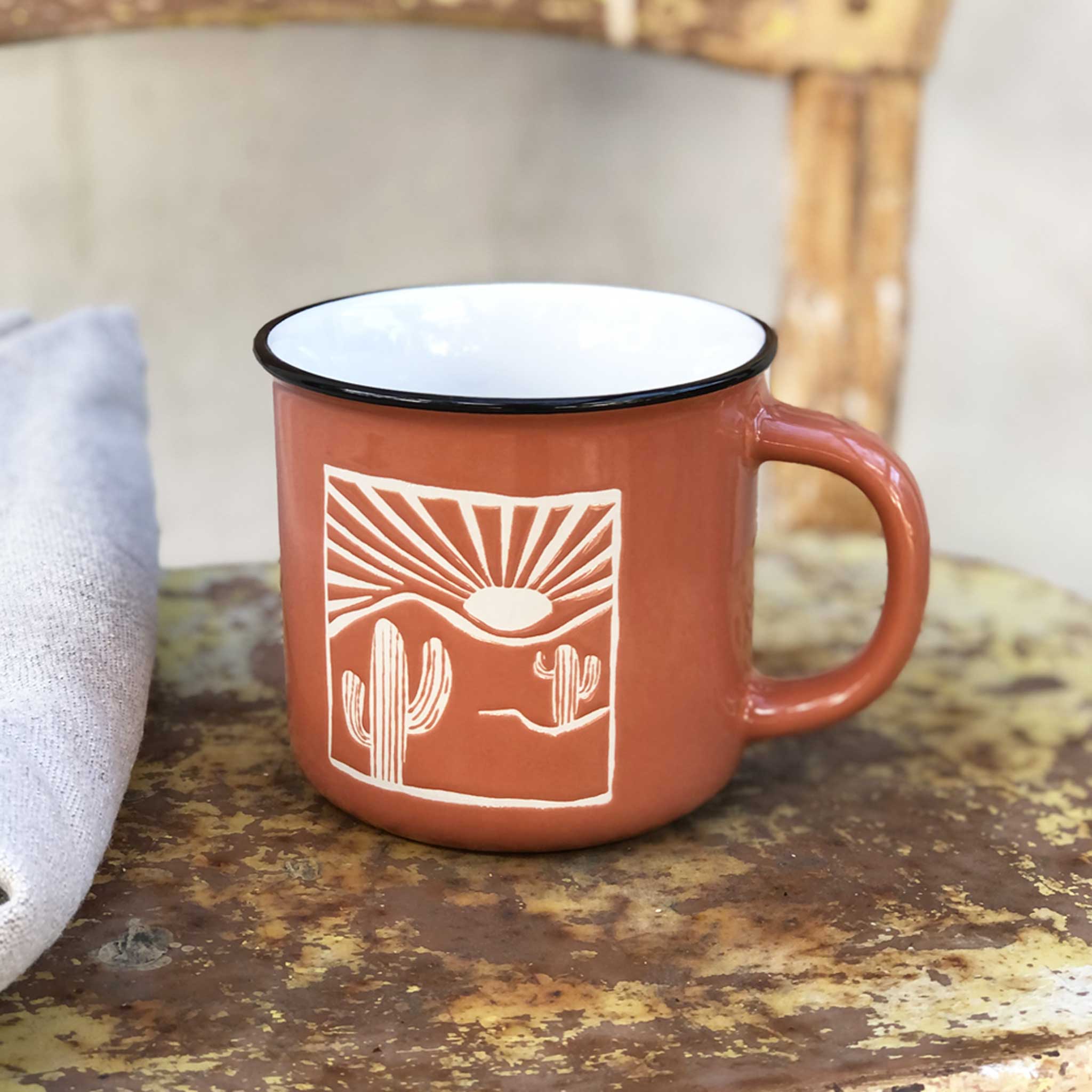 Ceramic Camp Mug | Desert Red