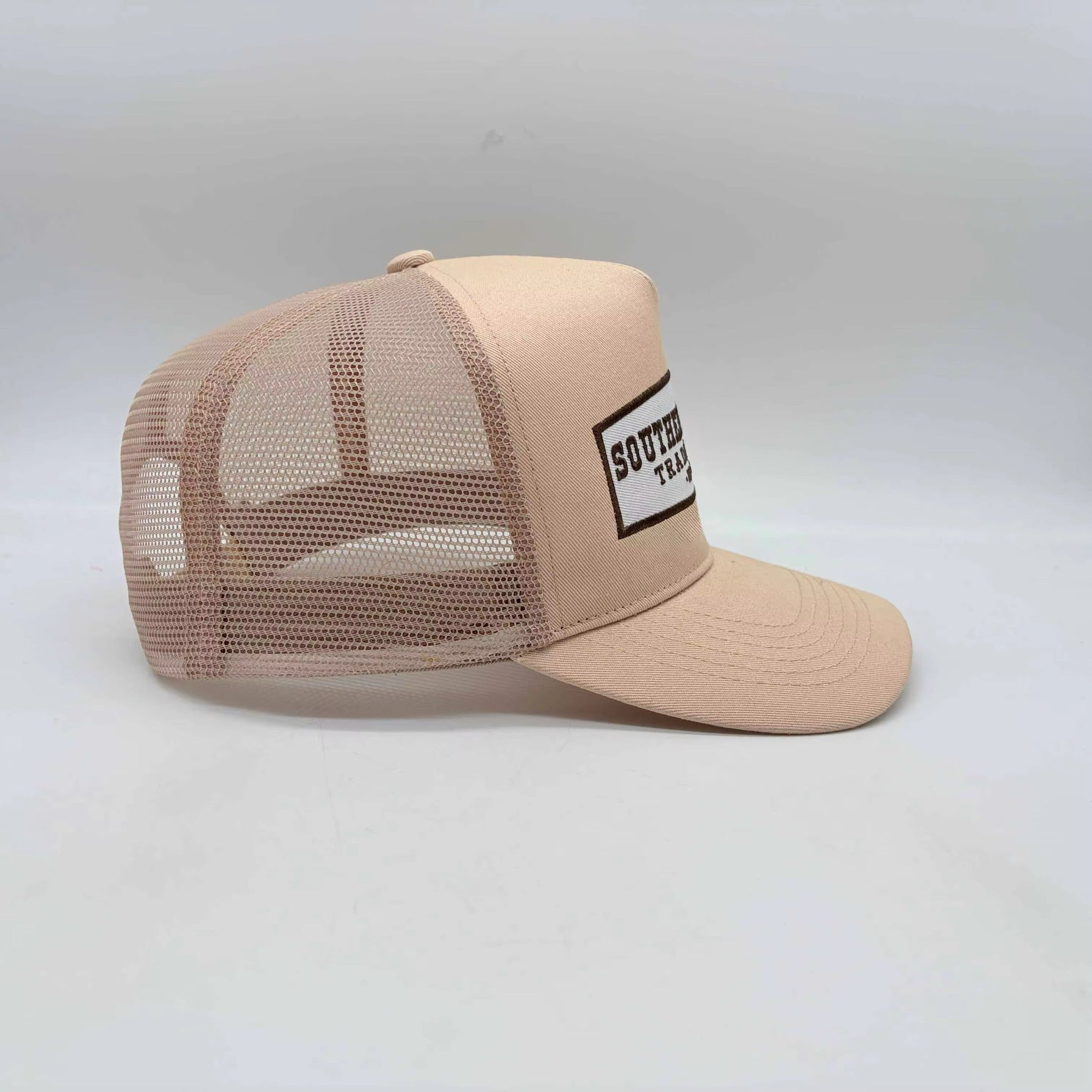 “SS” Trucker Cap - Tan