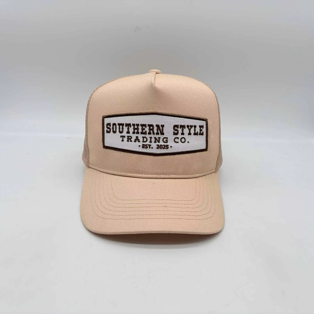 “SS” Trucker Cap - Tan