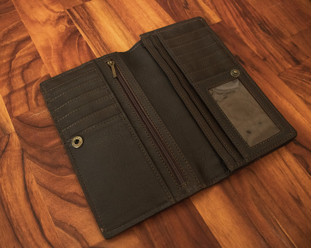 Bi-fold Cowhide Wallet