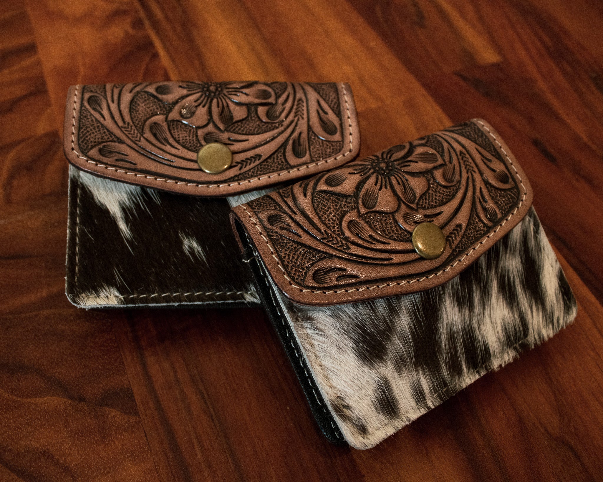 Cowhide Coin Purse