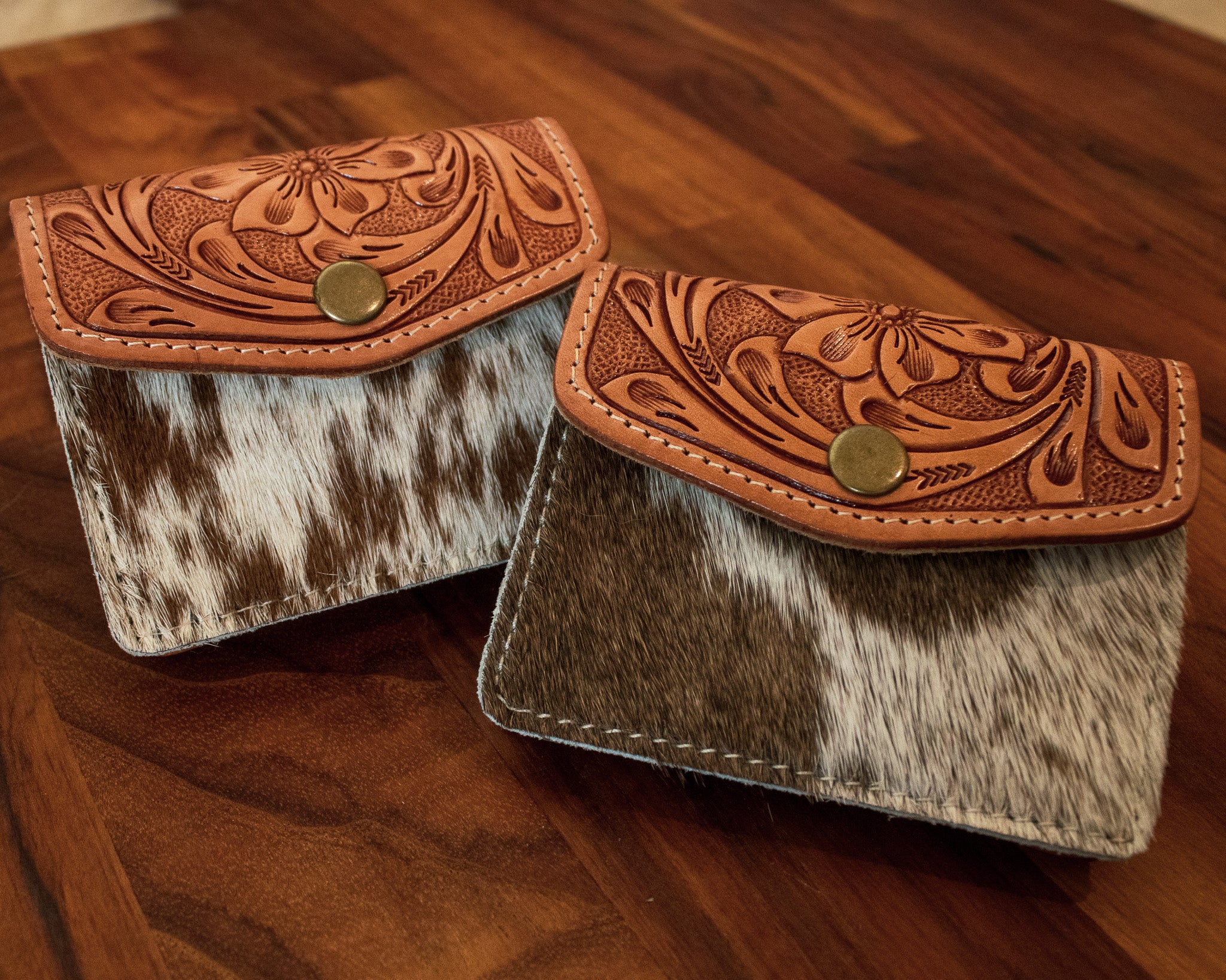 Cowhide Coin Purse