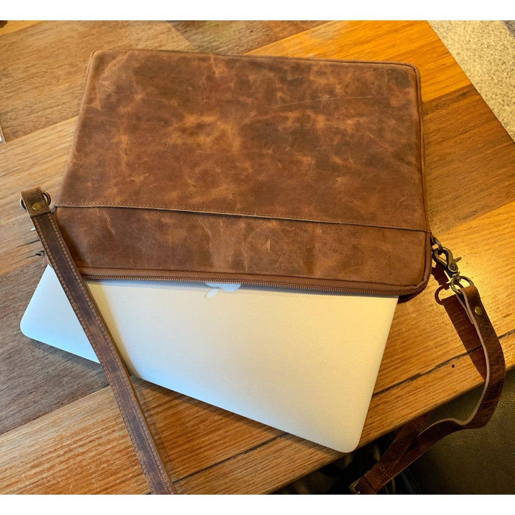 Leather Macbook Sleeve Laptop Bag *Exquisite Edition*