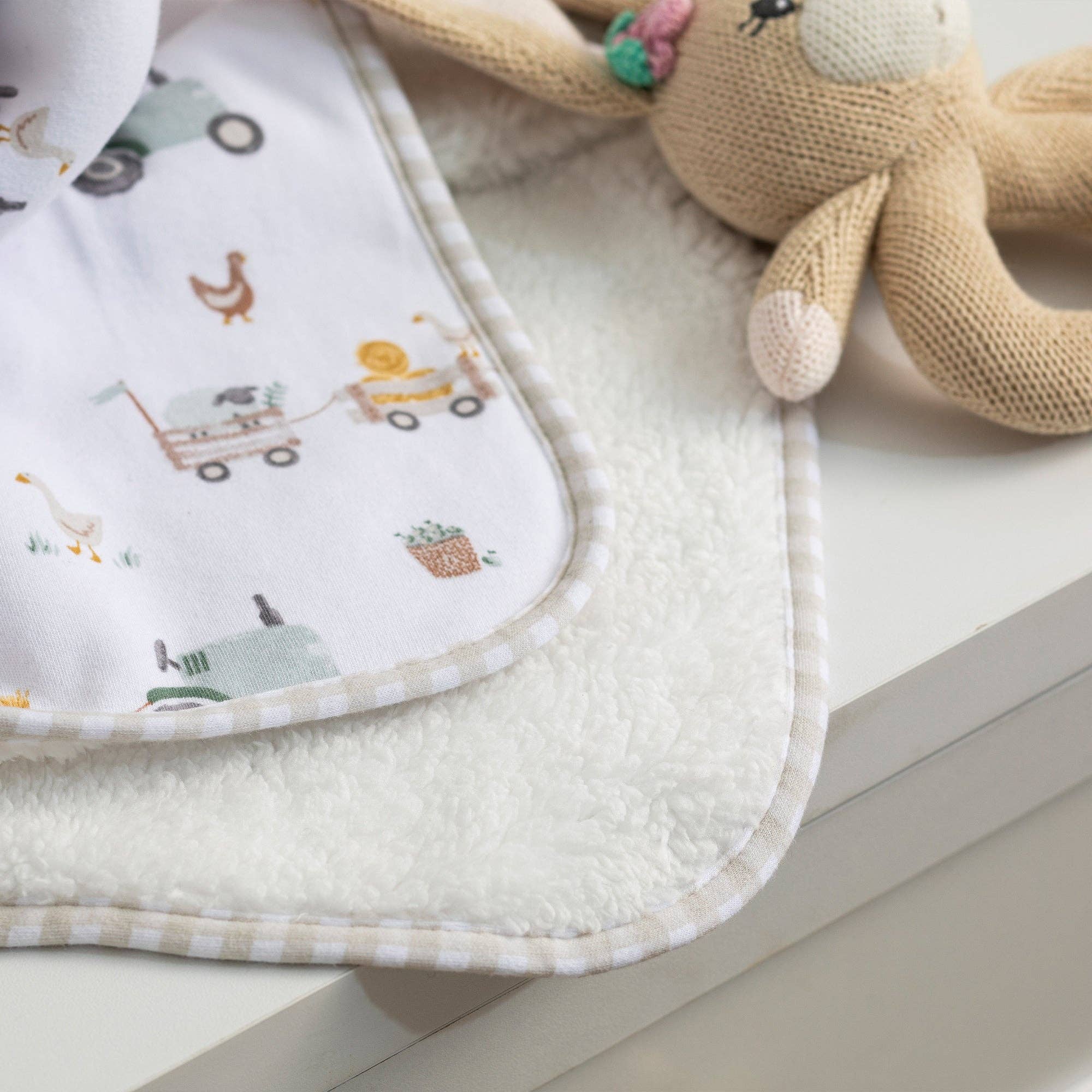 Farm Collection - Jersey Sherpa Blanket