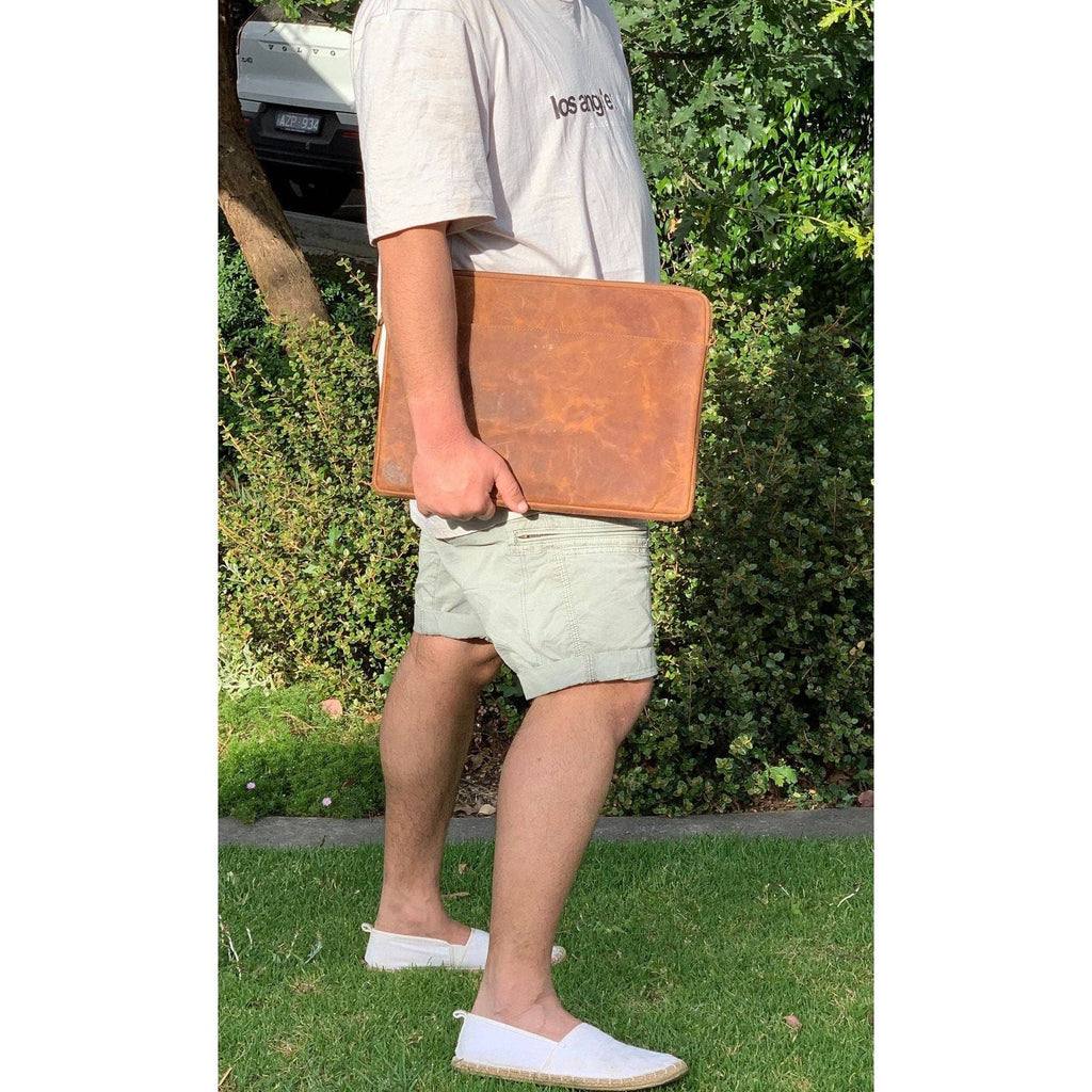 Leather Macbook Sleeve Laptop Bag *Exquisite Edition*