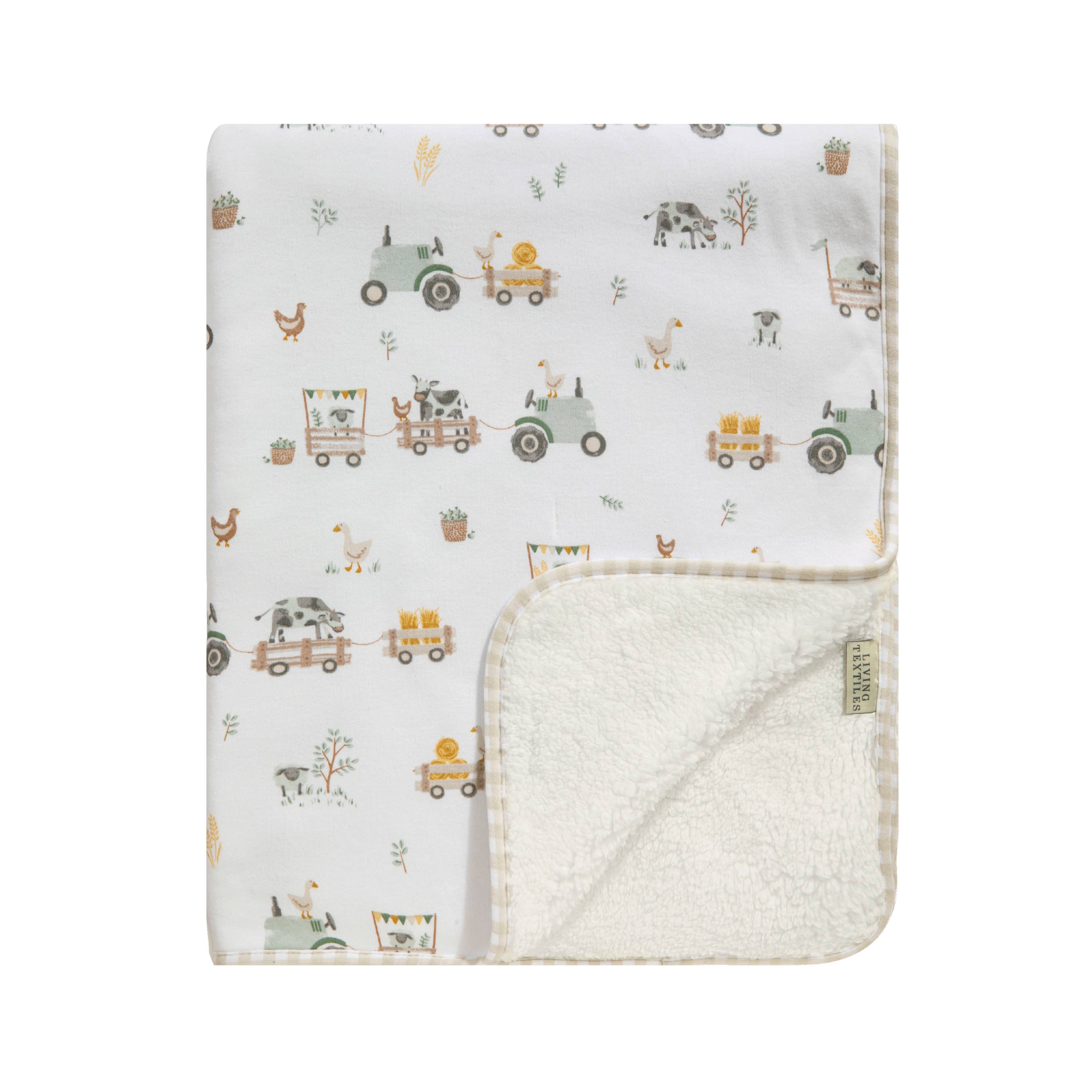 Farm Collection - Jersey Sherpa Blanket