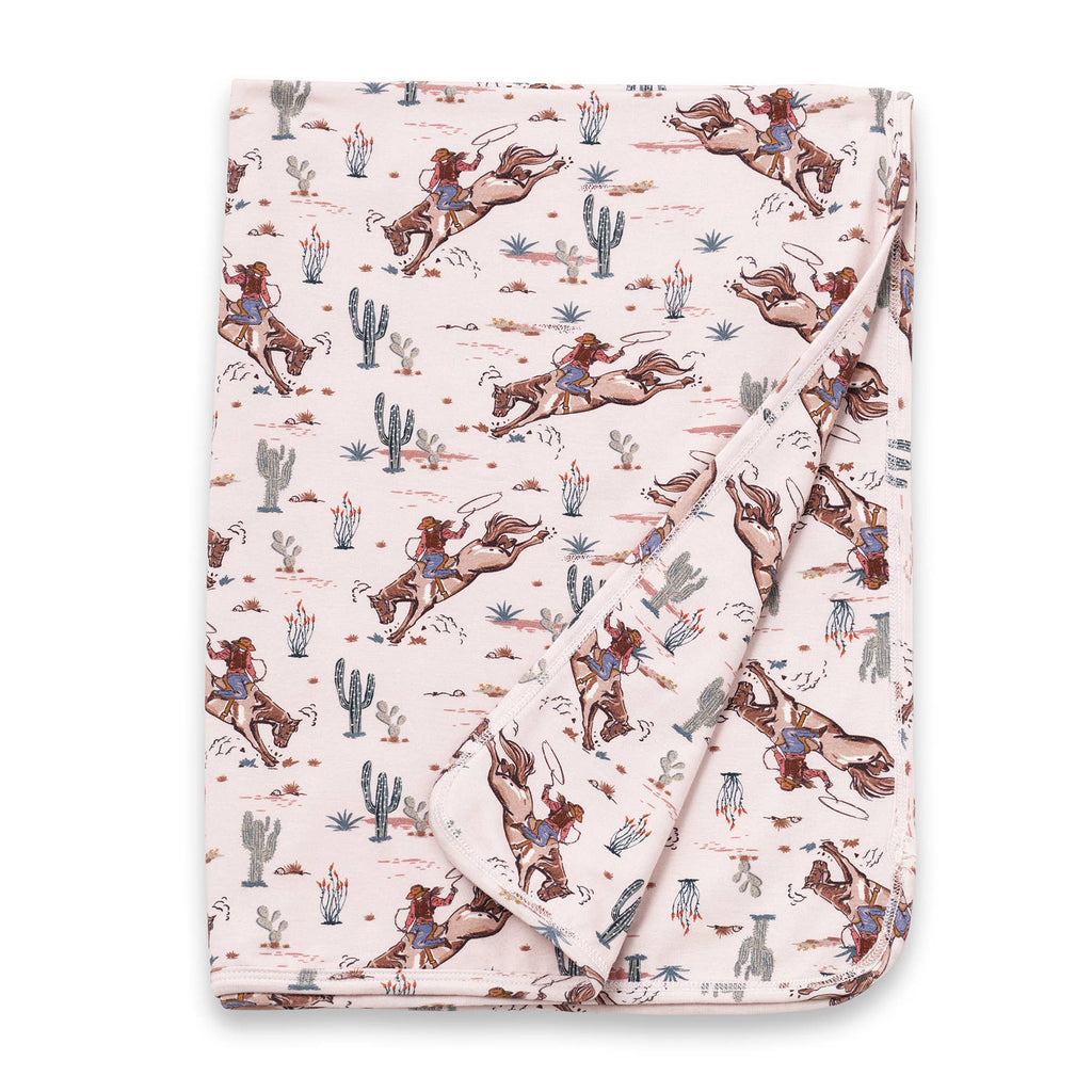 Wild West Collection - 'Prairie Princess' Bamboo Baby Blanket