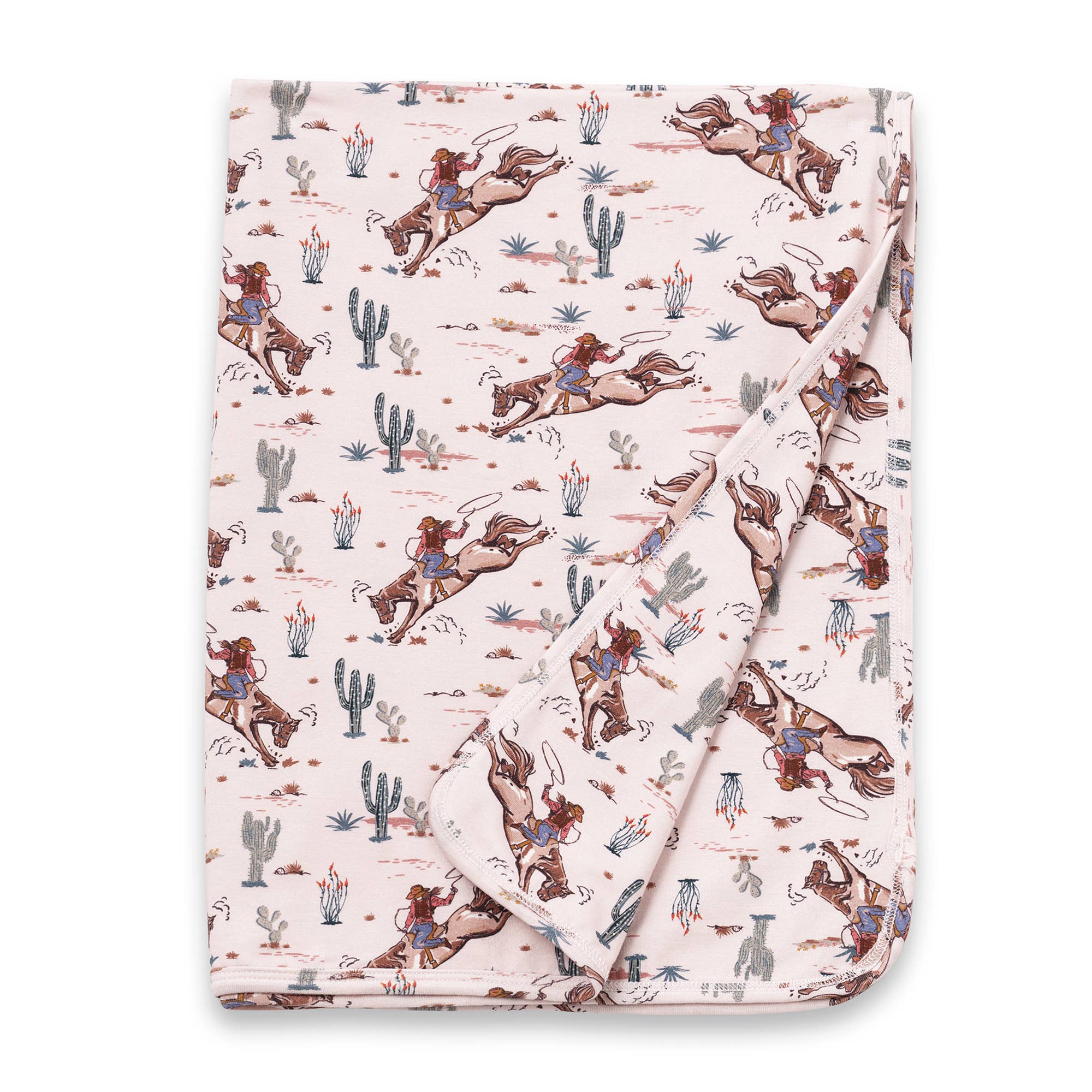 Wild West Collection - 'Prairie Princess' Bamboo Baby Blanket